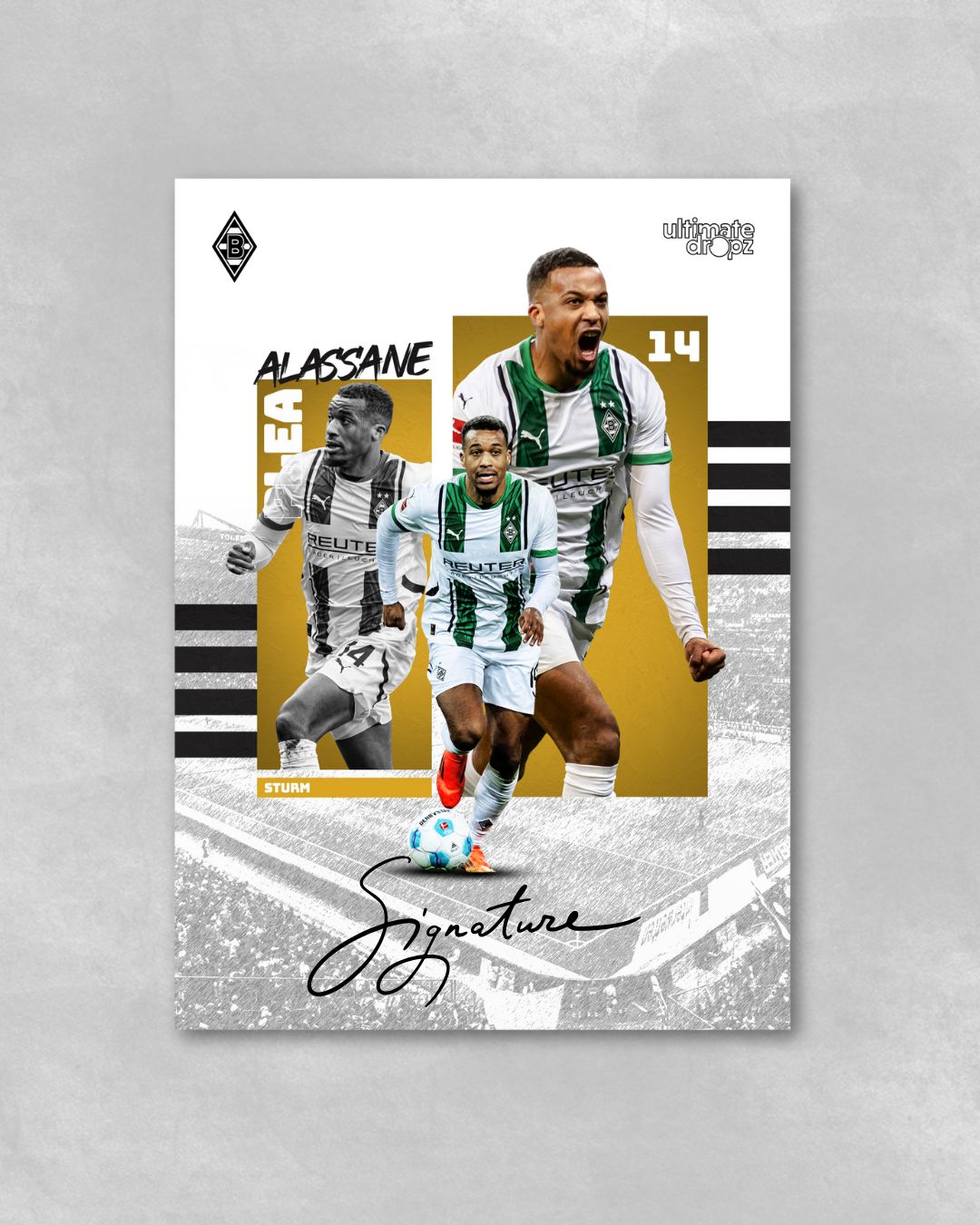 2024-25 Ultimate Dropz Borussia Saga Sammelkartenbox
