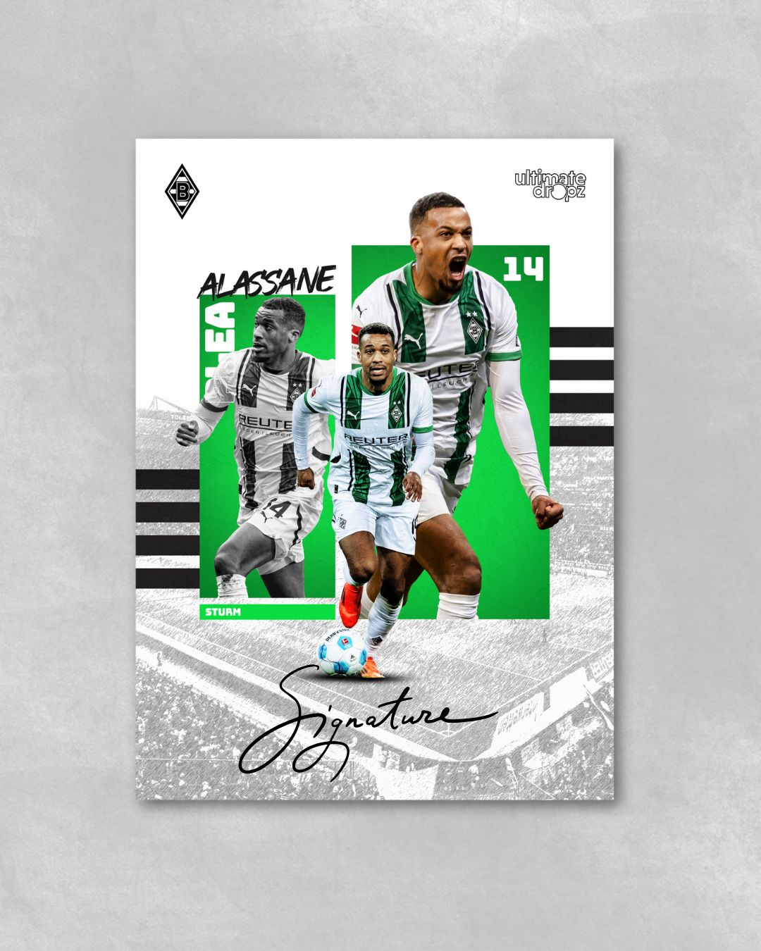 2024-25 Ultimate Dropz Borussia Saga Sammelkartenbox