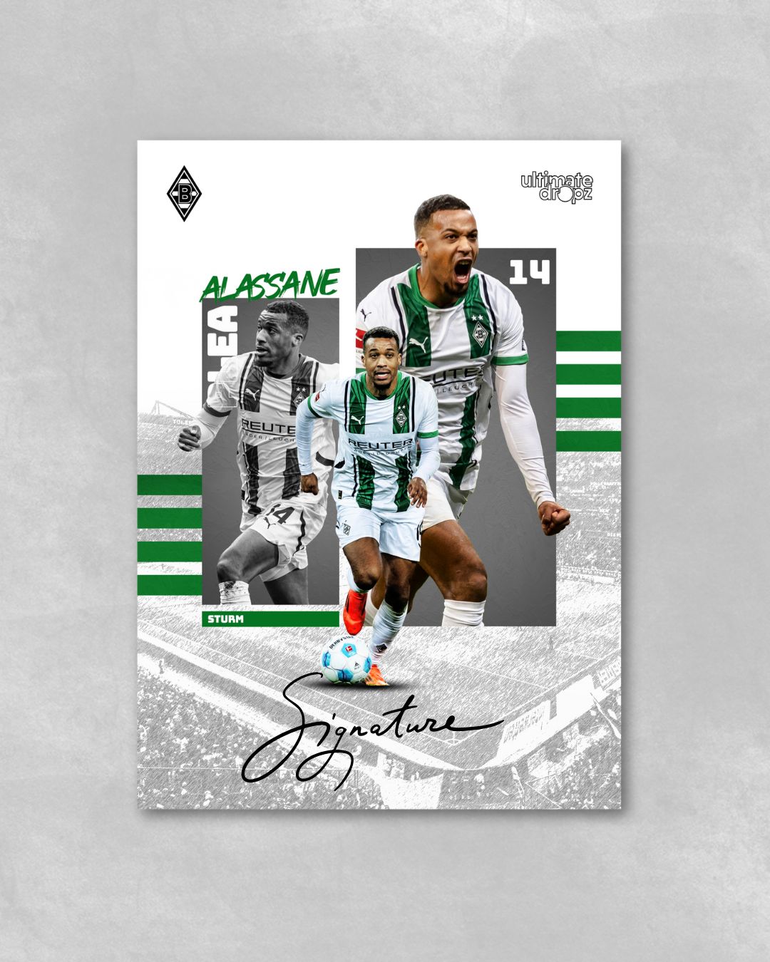 2024-25 Ultimate Dropz Borussia Saga Sammelkartenbox