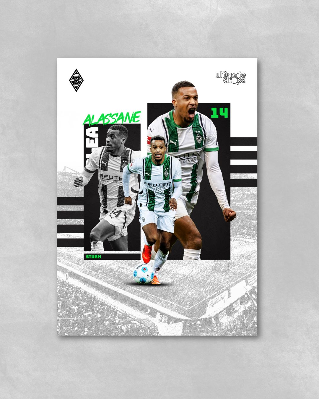 2024-25 Ultimate Dropz Borussia Saga Sammelkartenbox