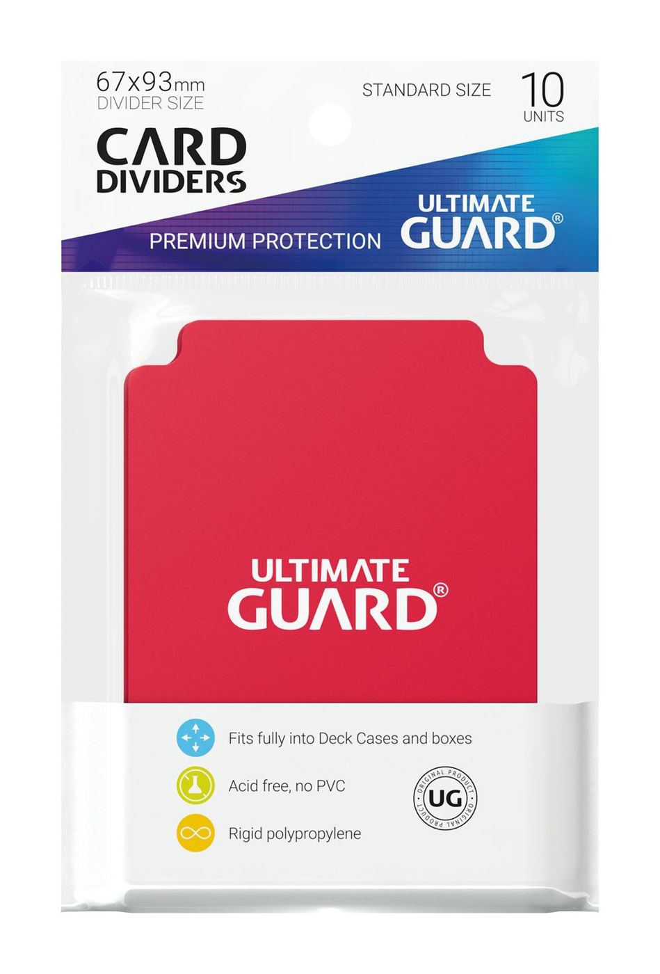 Ultimate Guard Card Dividers Red (10 pcs)