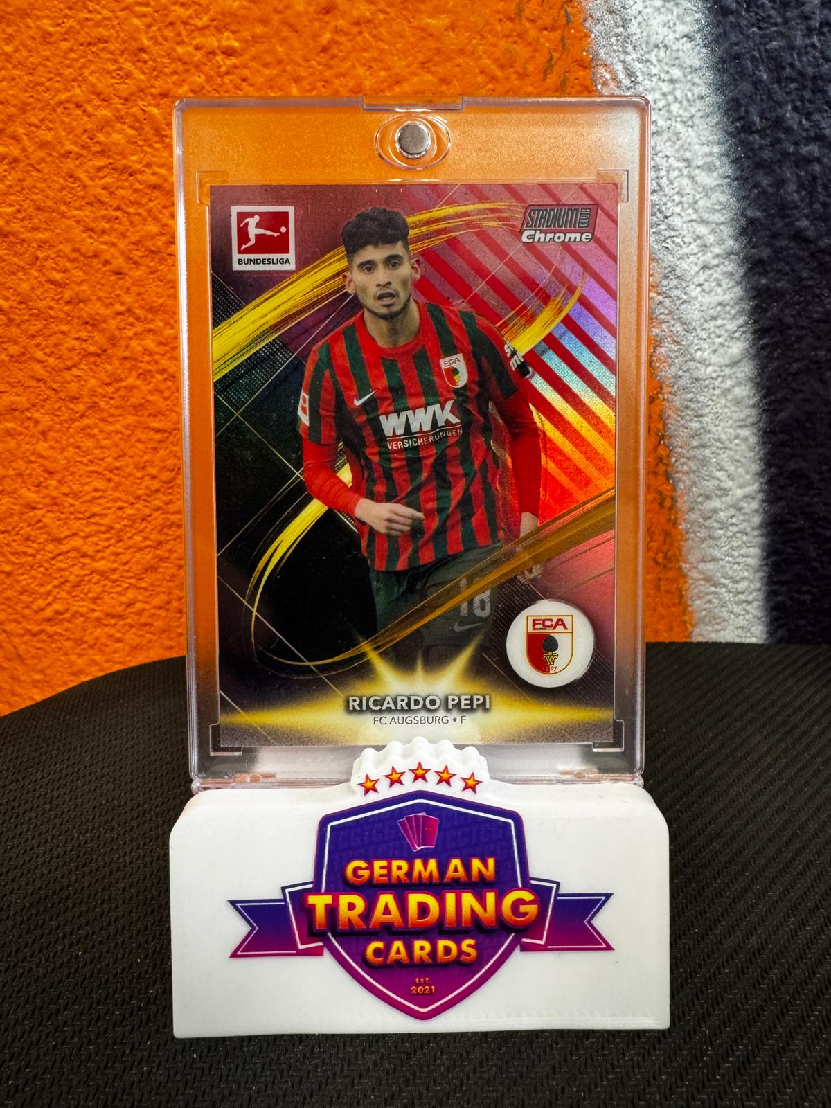Ricardo Pepi Red 02/10 - Topps Stadium Club Chrome Bundesliga 2021-22