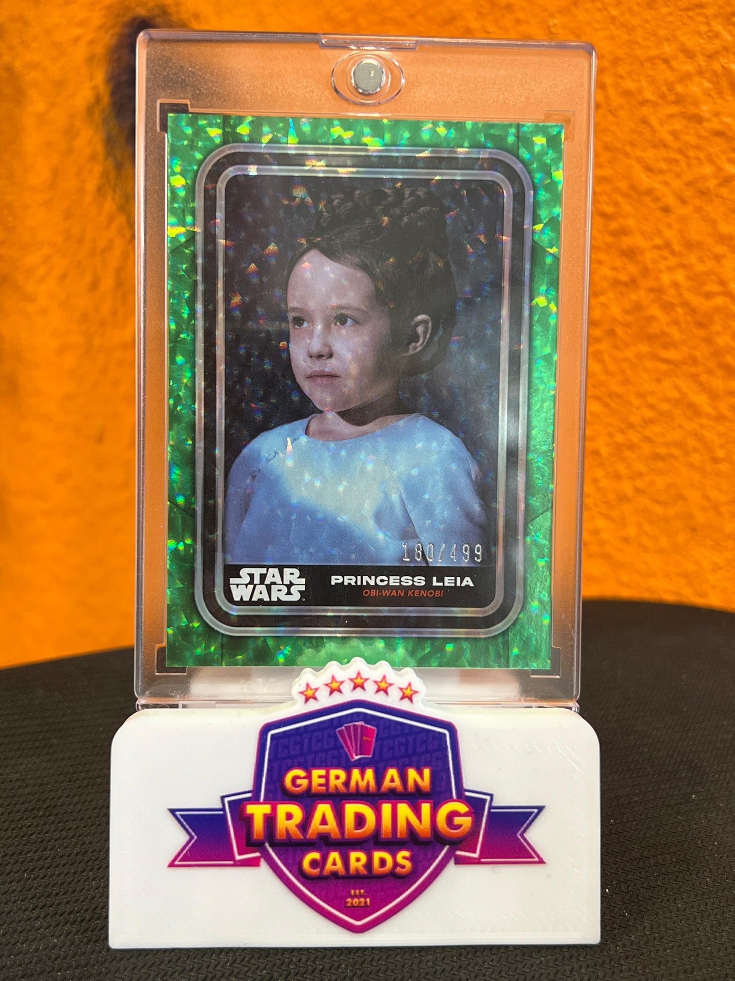 Princess Leia Green 180/499 - Topps Star Wars Flagship 2023