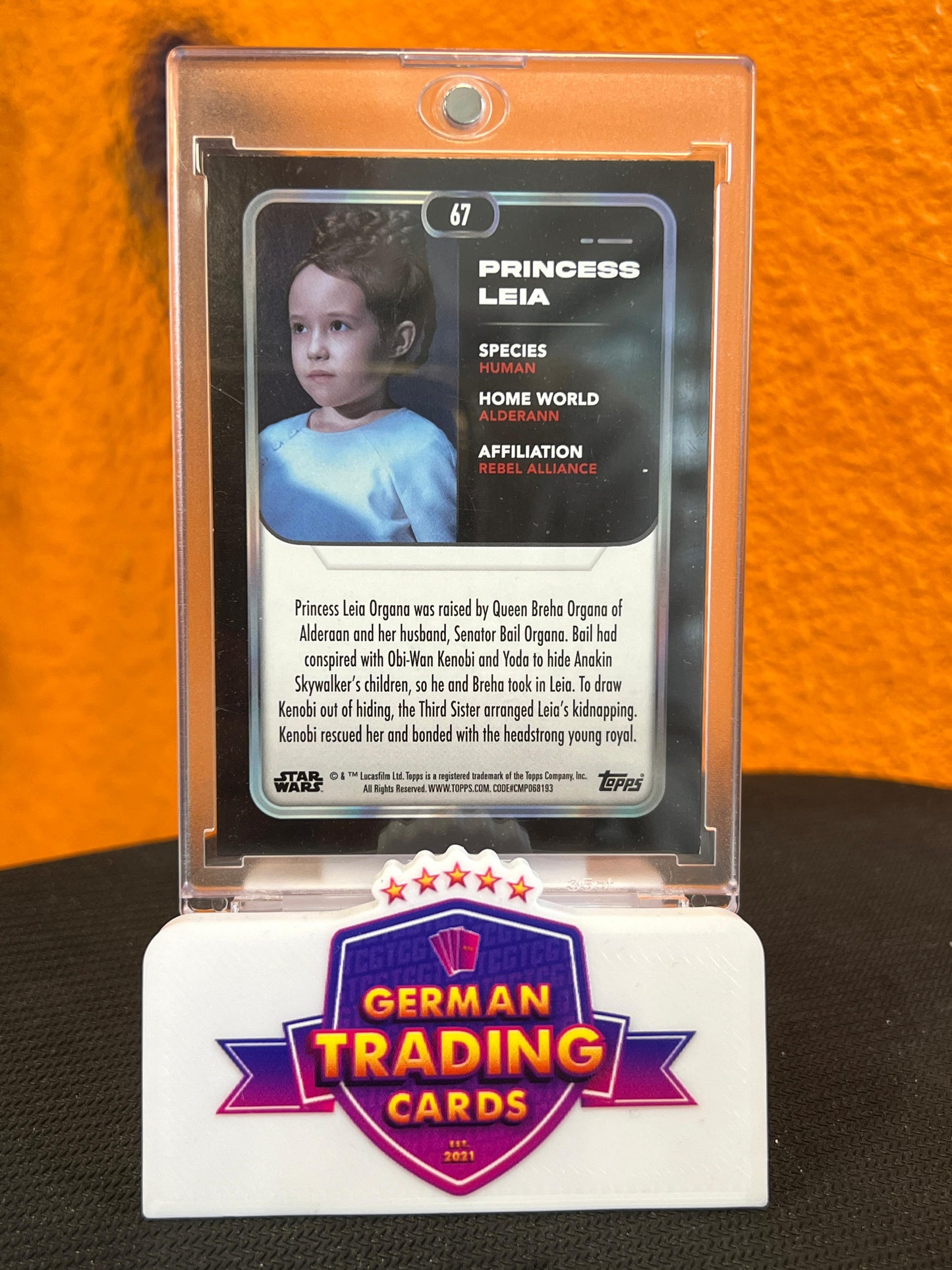 Princess Leia Green 180/499 - Topps Star Wars Flagship 2023