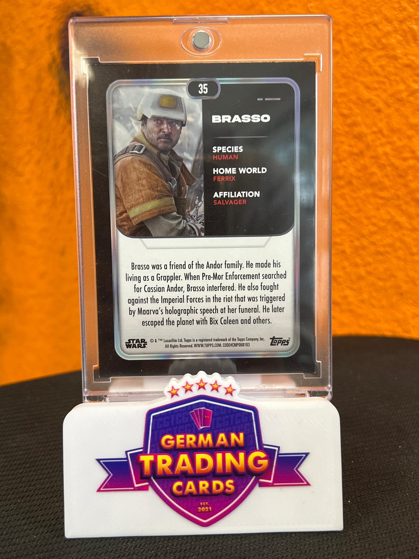 Brasso Orange 024/299 - Topps Star Wars Flagship 2023