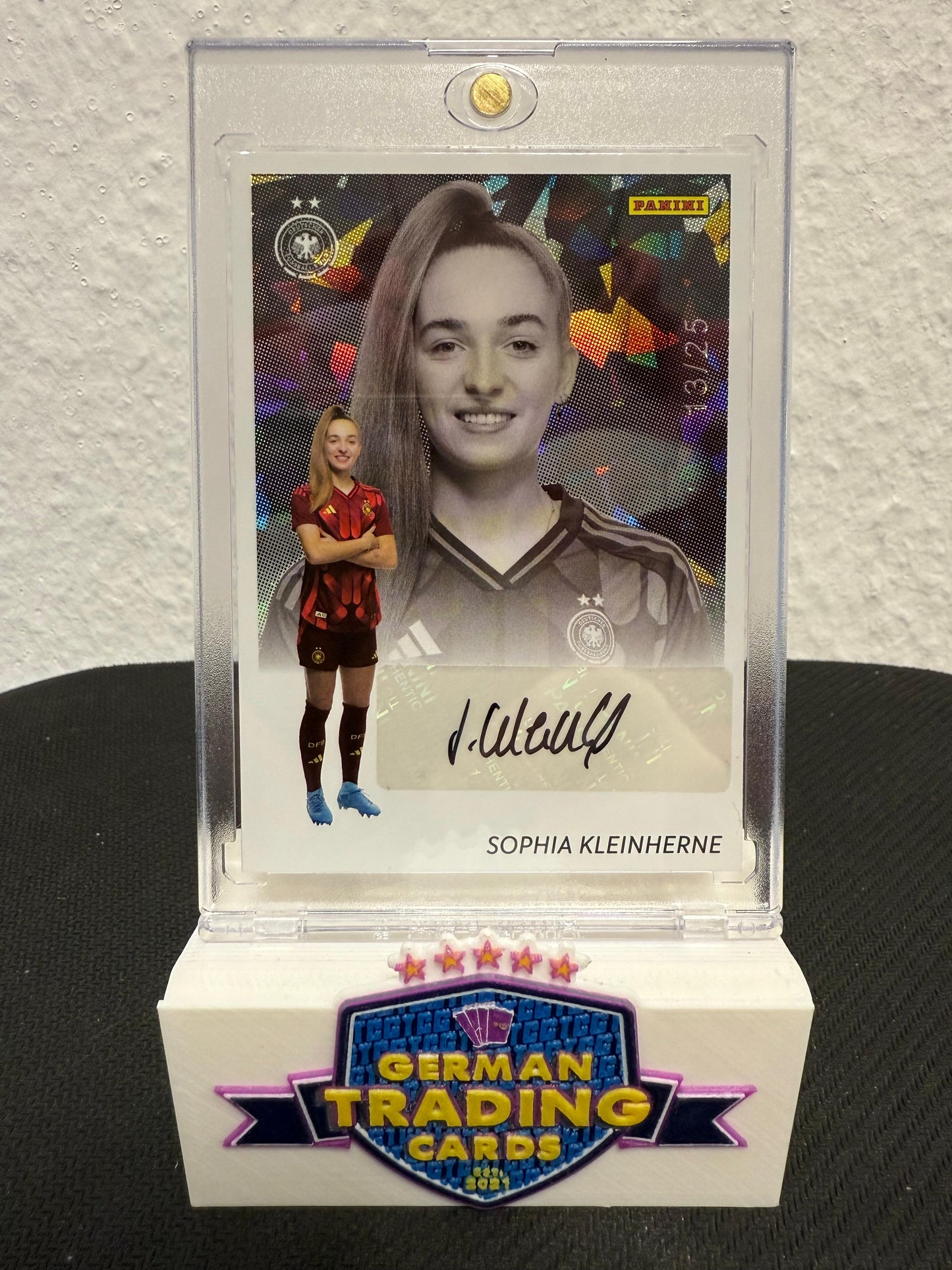 Sophia Kleinherne Cracked Ice Auto 13/25 - 2025 Panini DFB Frauen Team Set