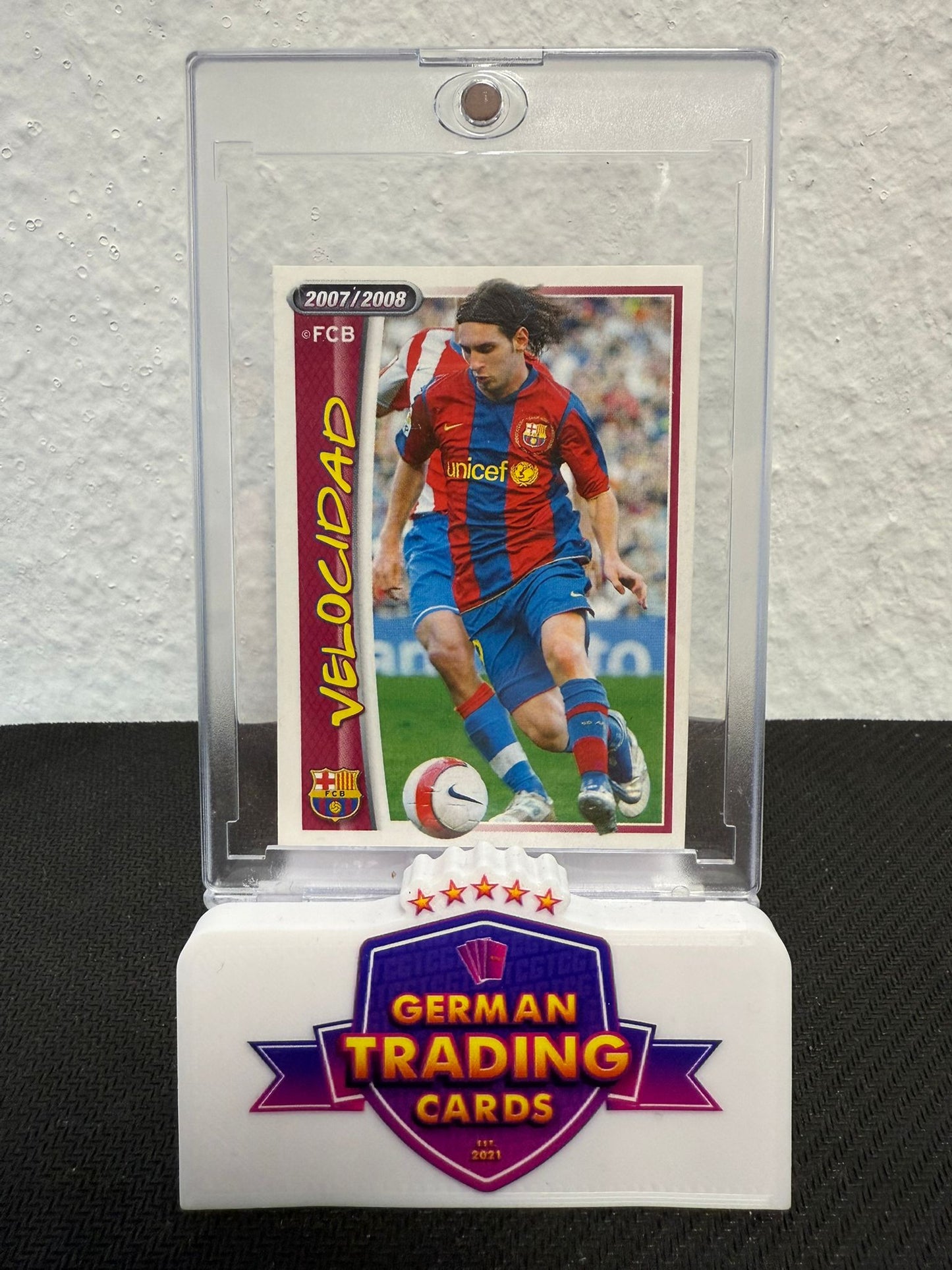 Lionel Messi Sticker Velocidad #111 2007/08 - Panini Sports