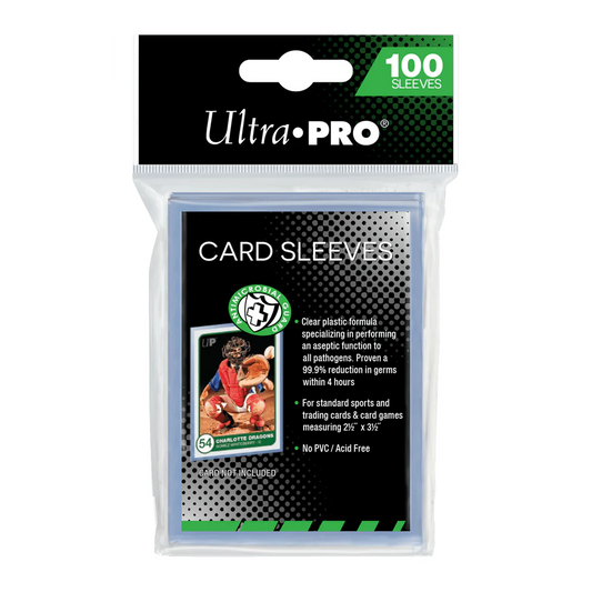 Ultra Pro Standard Regular Antimicrobial Sleeves 100 pcs