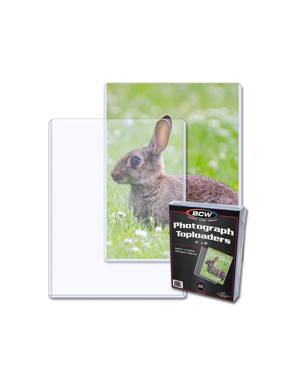 BCW Photograph Toploaders 6" x 8" (25 pcs)