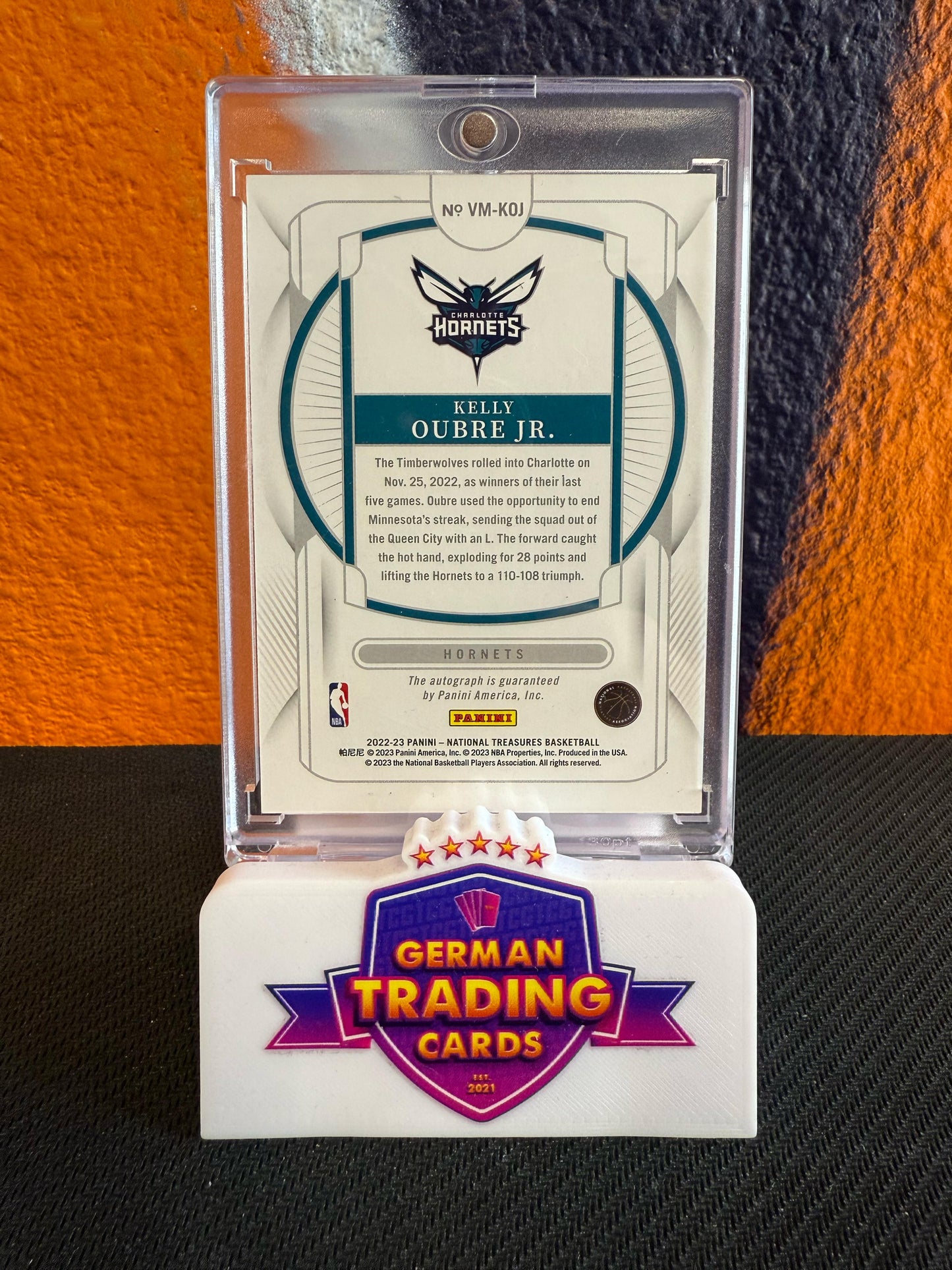 Kelly Oubre Jr. Auto 2/5 - Panini National Treasures 2022-23