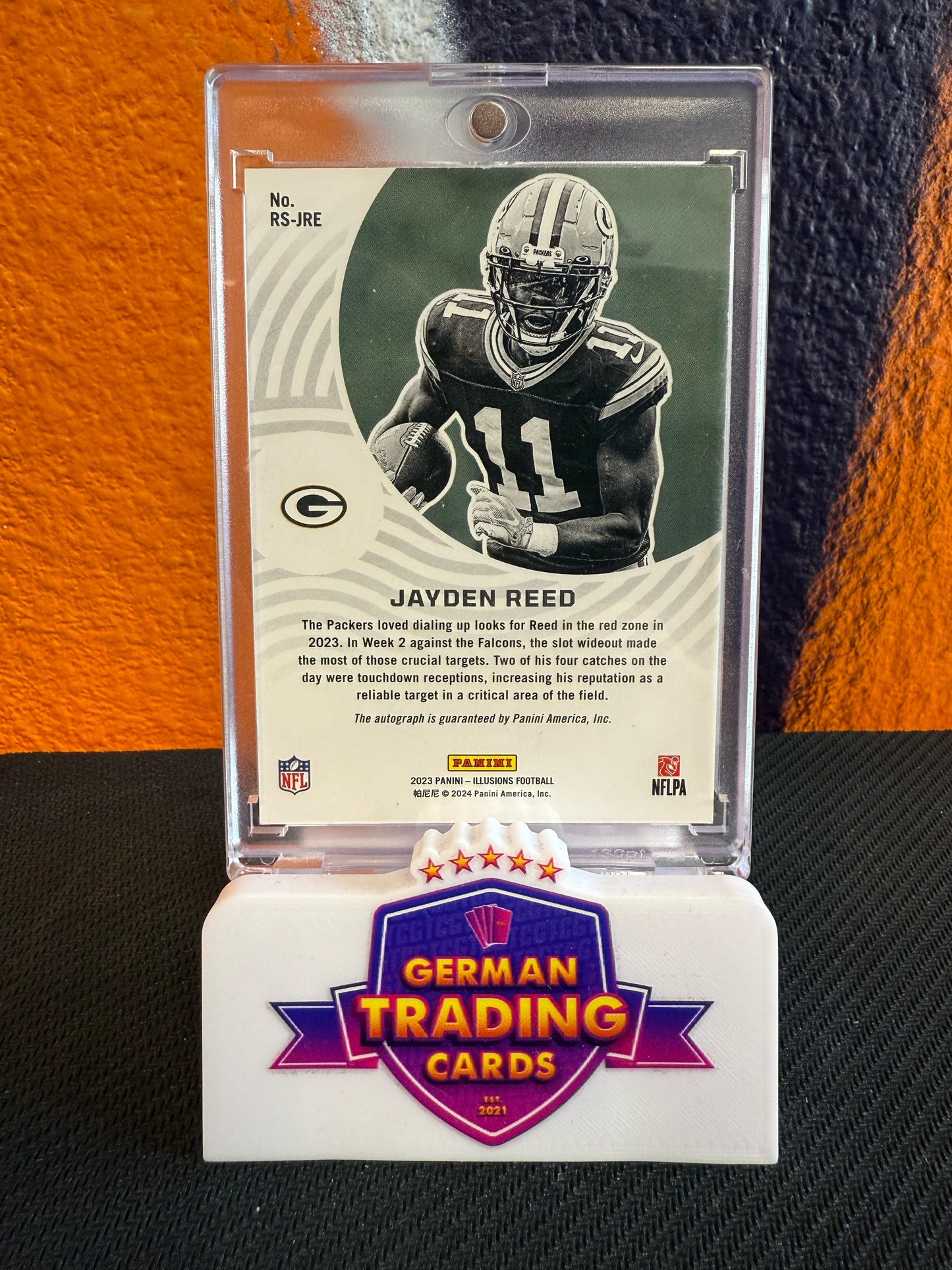 Jayden Reed Rookie Signs 29/75 - Panini Illusions 2023