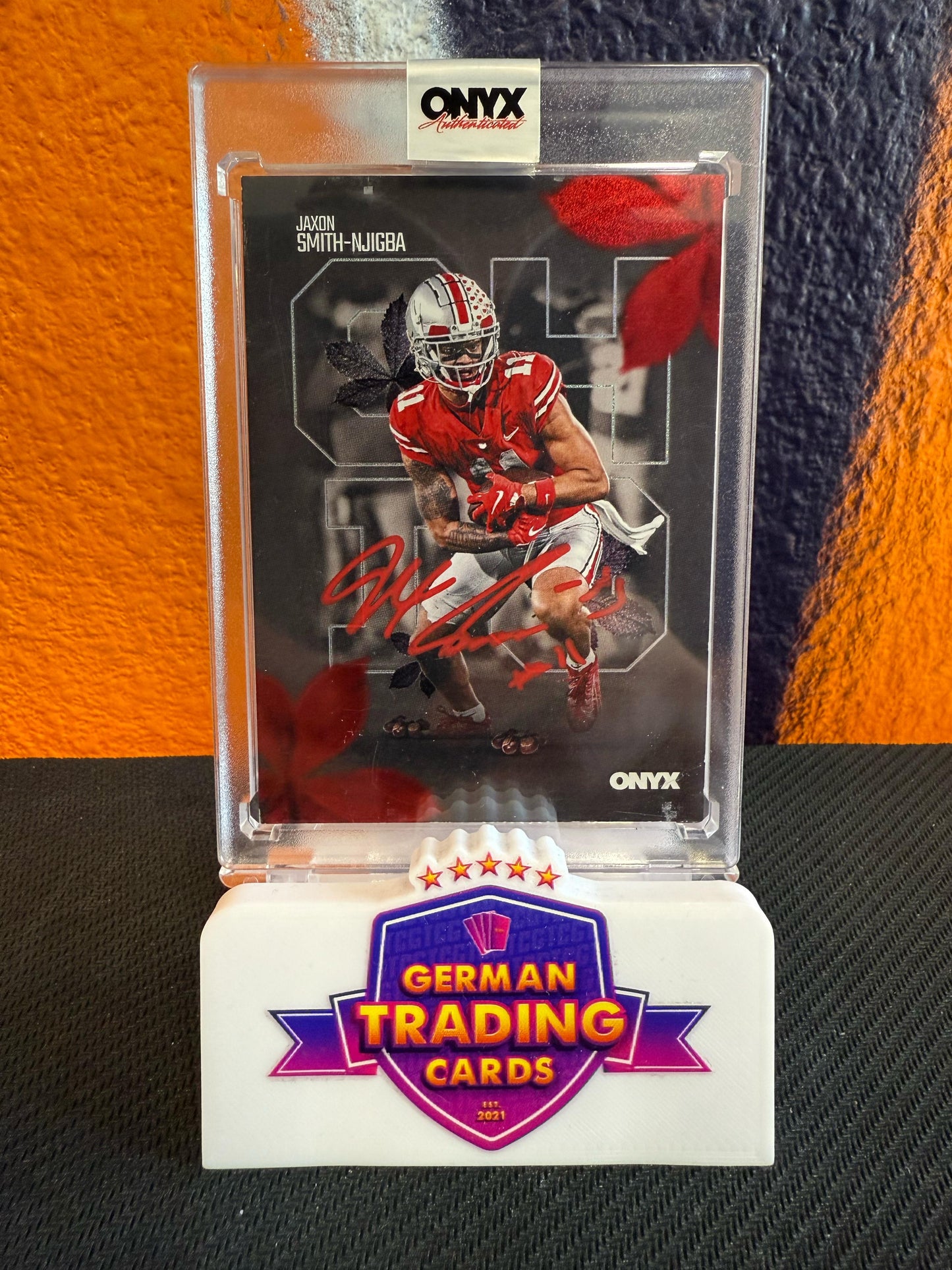 Jaxon Smith-Njigba On-Card Auto /25 - Onyx 2022