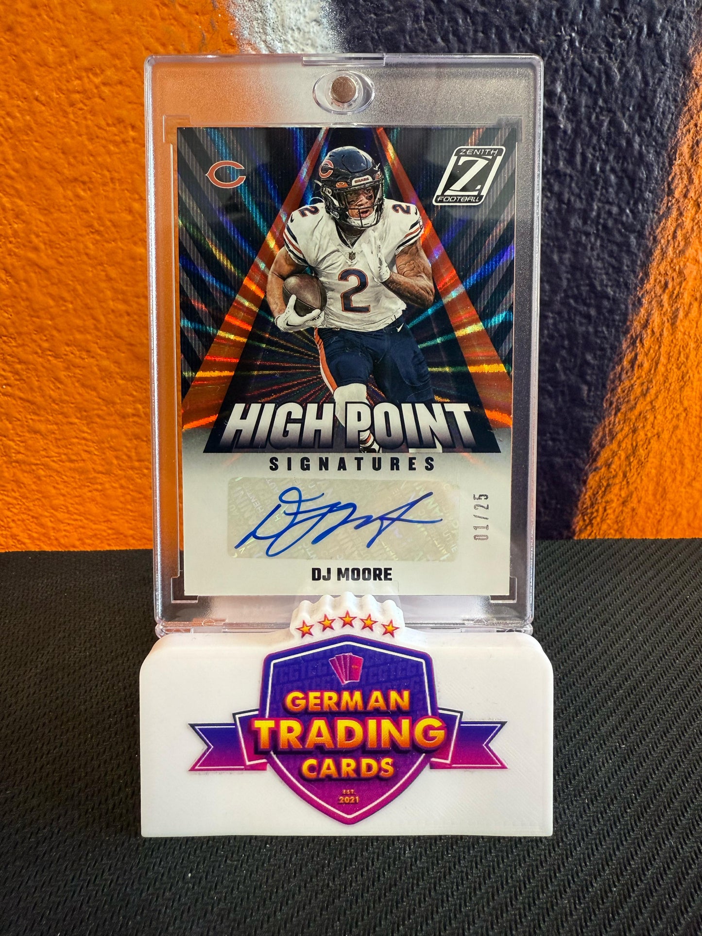 DJ Moore High Point Signatures 01/25 - Panini Zenith 2023