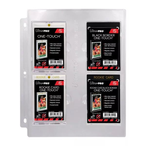 Ultra Pro 4-Pocket Page für One Touch Magnetic Holder (23 - 100pt) - 1 Stück