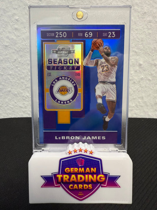 LeBron James 49/99 - 2019-20 Panini Contenders Optic Basketball