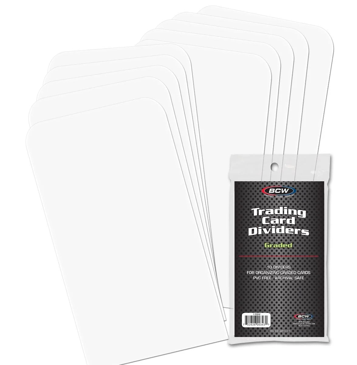 BCW Trading Card Dividers Graded (10 pcs)