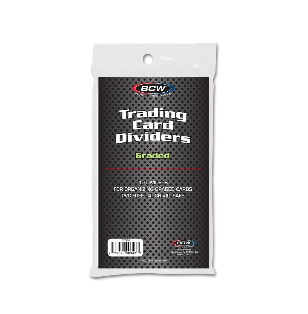 BCW Trading Card Dividers Graded (10 pcs)