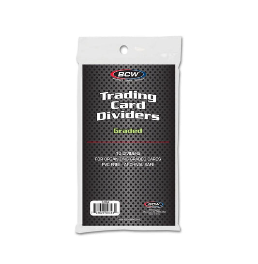 BCW Trading Card Dividers Graded (10 pcs)