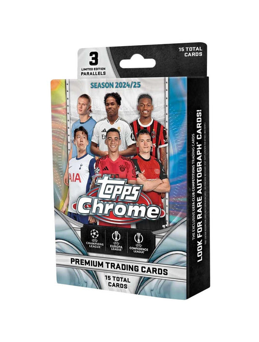 2024-25 Topps Chrome UEFA Club Competitions Hanger Box