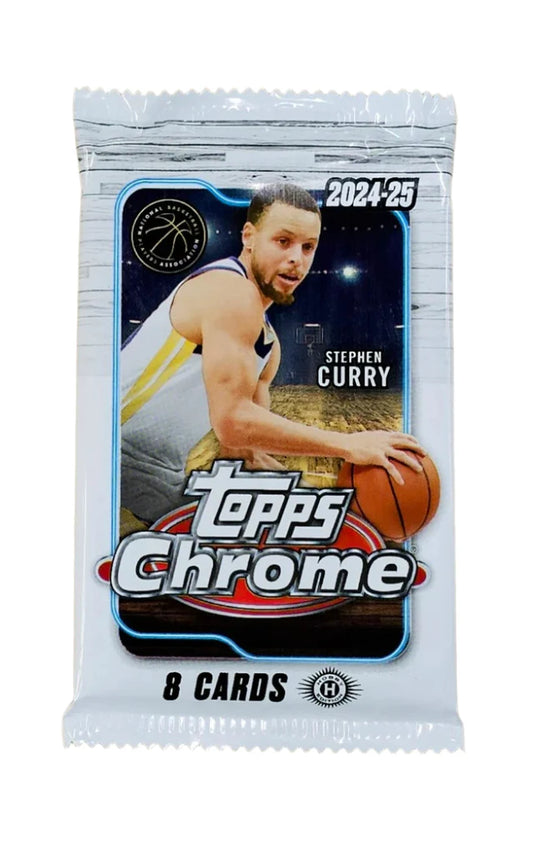 2024/25 Topps Chrome Basketball Hobby Pack