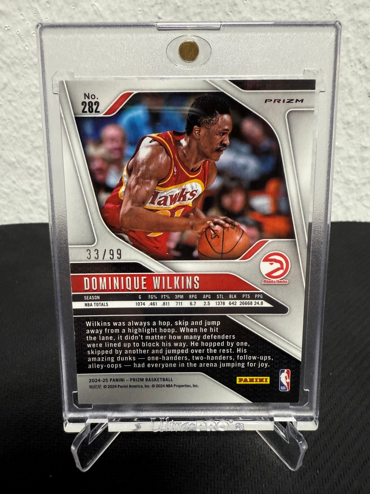 Dominique Wilkins 33/99 - 2024-25 Panini Prizm Basketball
