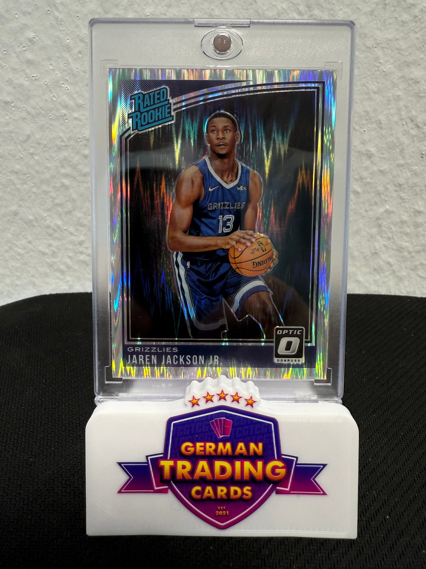 Jaren Jackson Jr. Rated Rookie Flash Prizm - 2018-19 Panini Donruss Basketball
