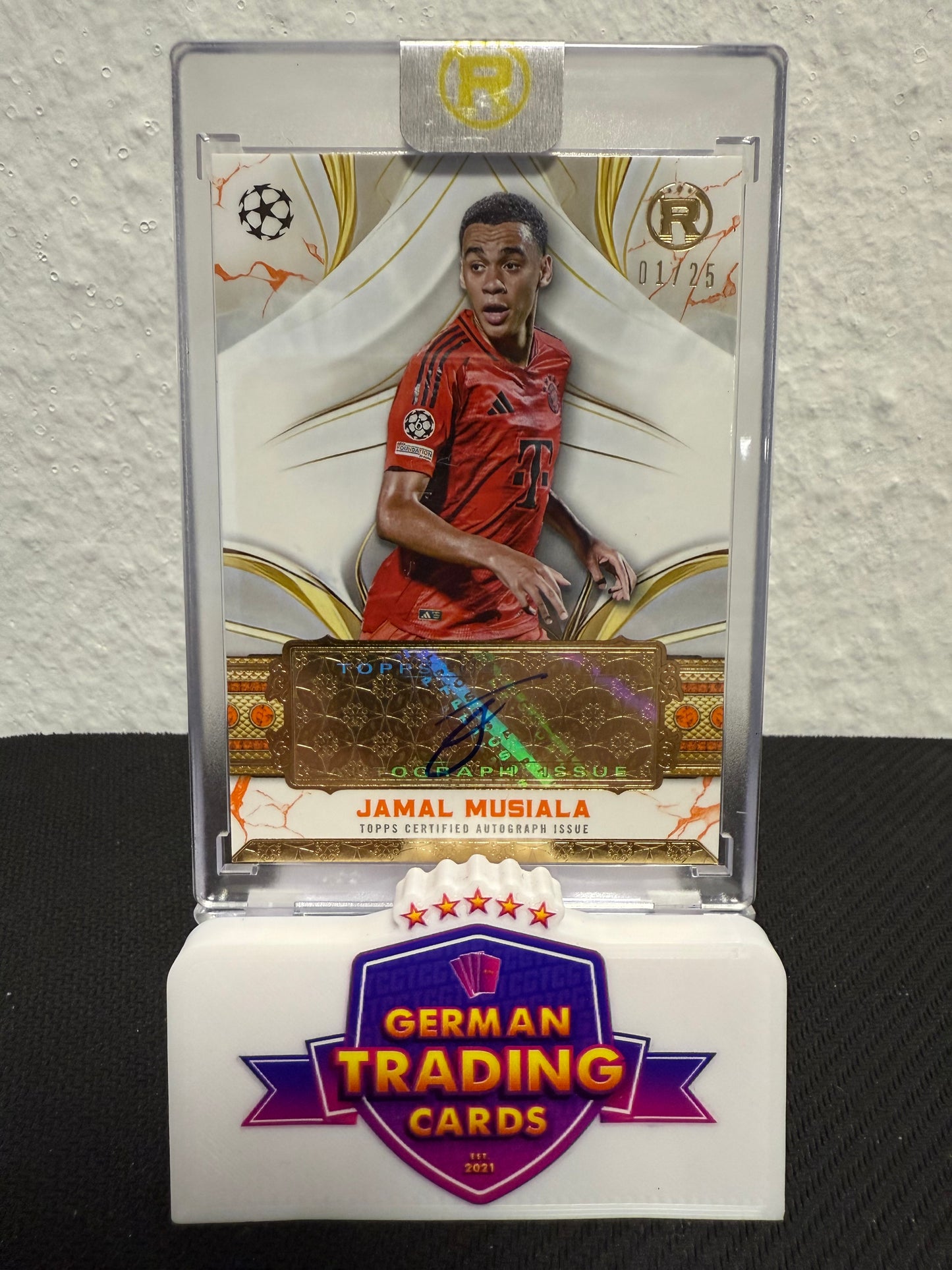 Jamal Musiala Auto 01/25 - 2024-25 Topps Reverence UCC