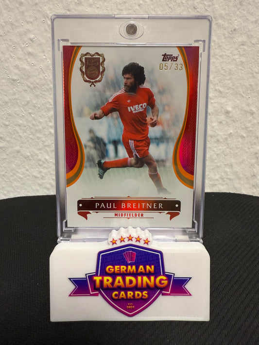 Paul Breitner 05/33 - 2024-25 Topps FC Bayern München 125 Years Anniversary