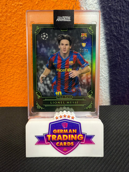 Lionel Messi Pro Pass 30/75 - Topps Total Football 2024