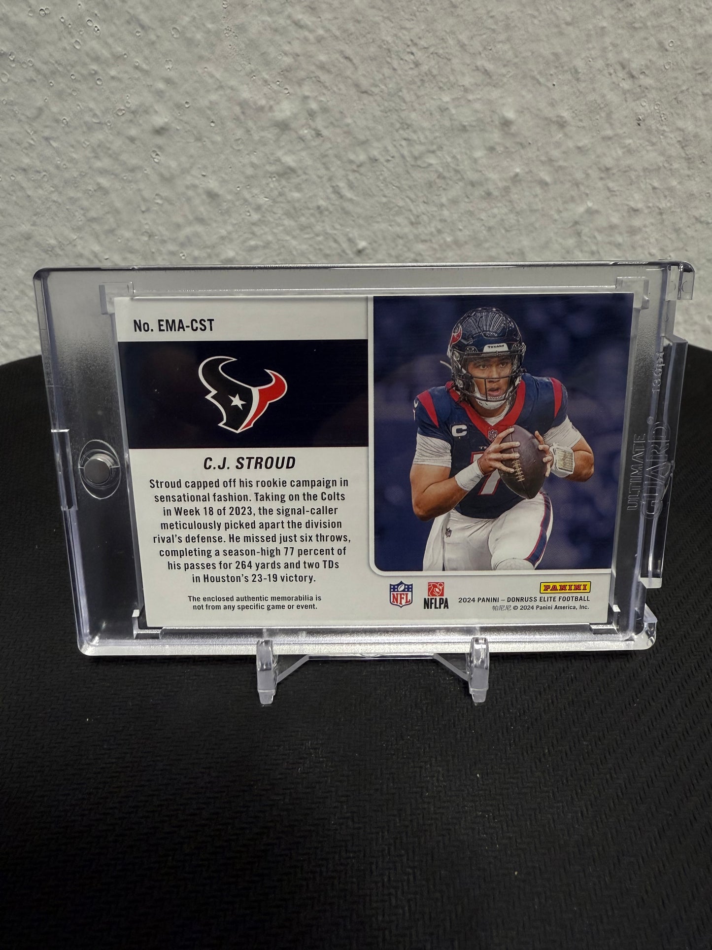 CJ Stroud Epic Materials 418/500 - 2024 Panini Donruss Elite Football