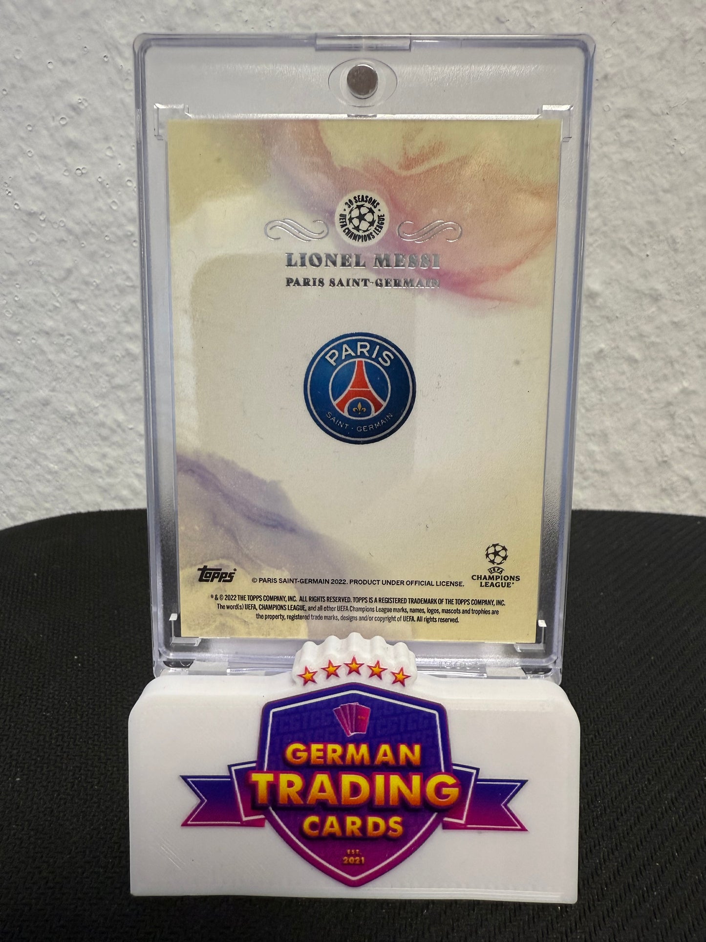 Lionel Messi - 2021-22 Topps Pearl UCL