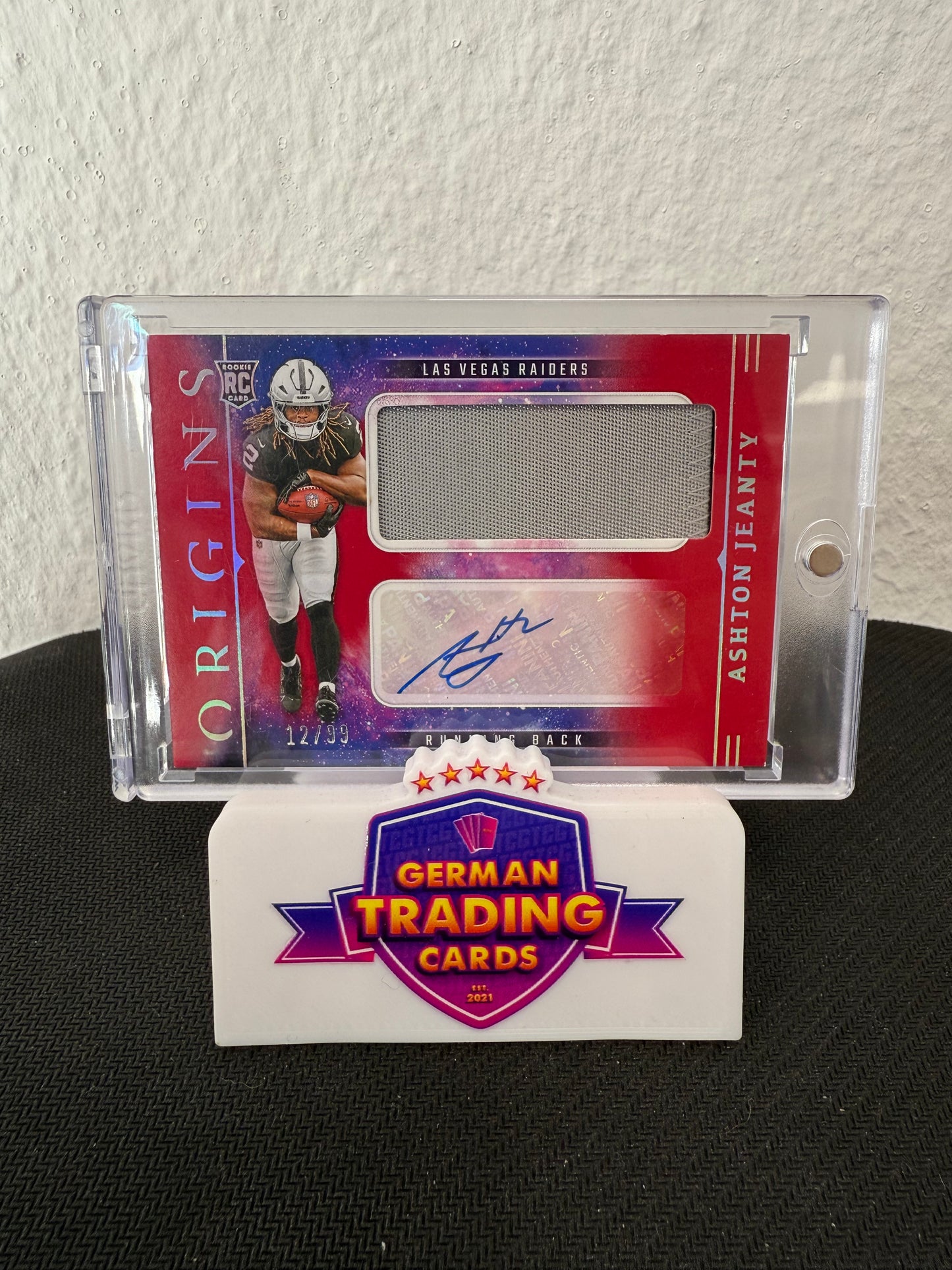 Ashton Jeanty Rookie Patch Auto 12/99 - 2025 Panini Origins Football