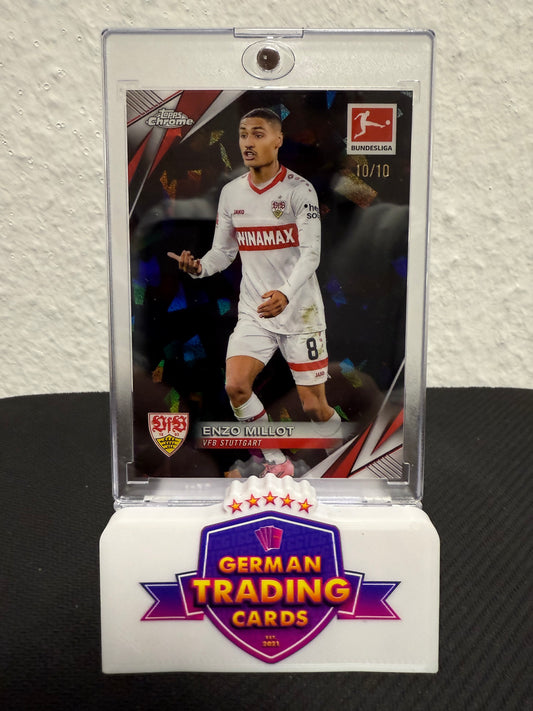Enzo Millot 10/10 - 2024-25 Topps Chrome Bundesliga Sapphire
