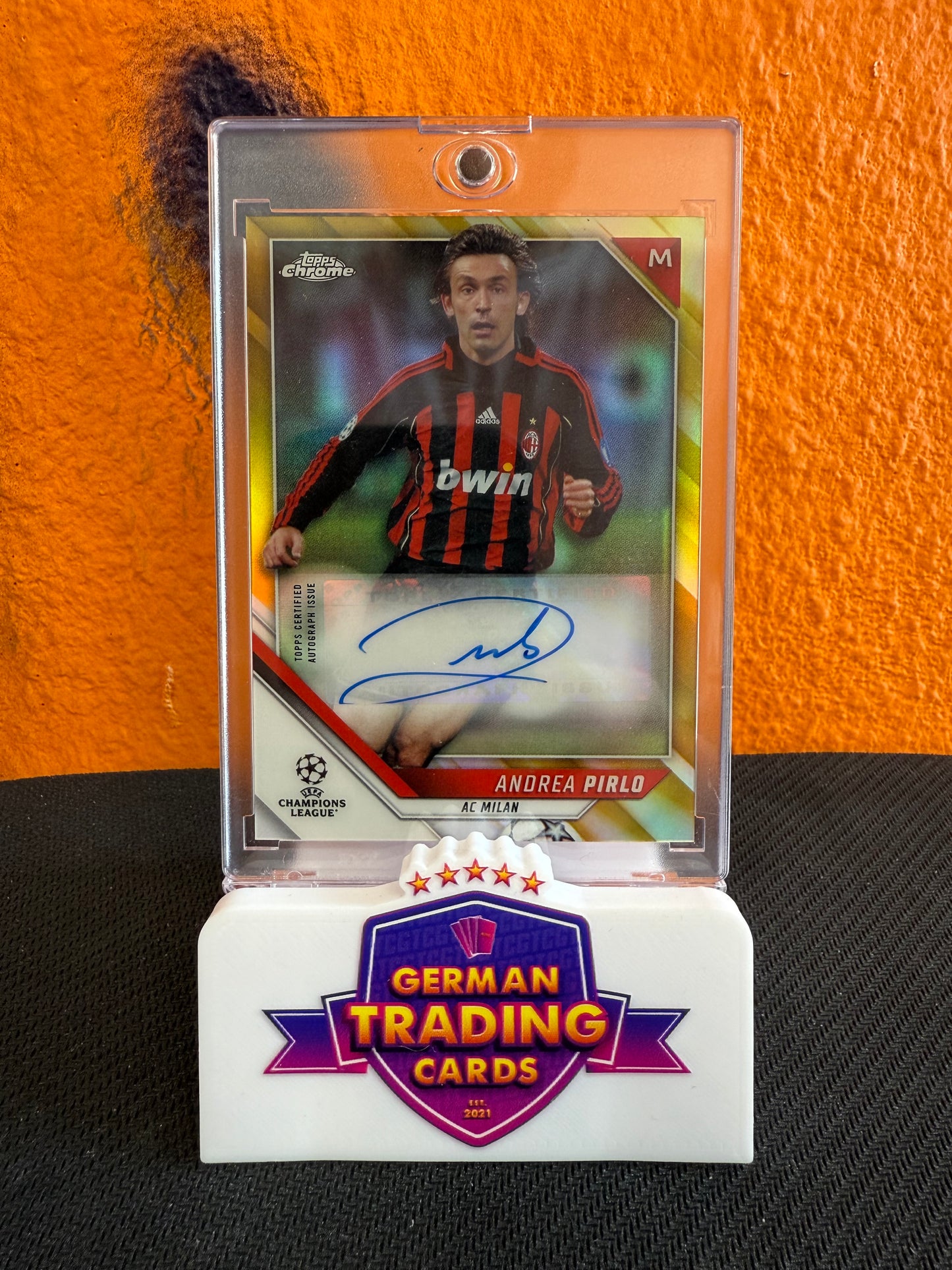 Andrea Pirlo Auto 05/50 - 2021/22 Topps UCL