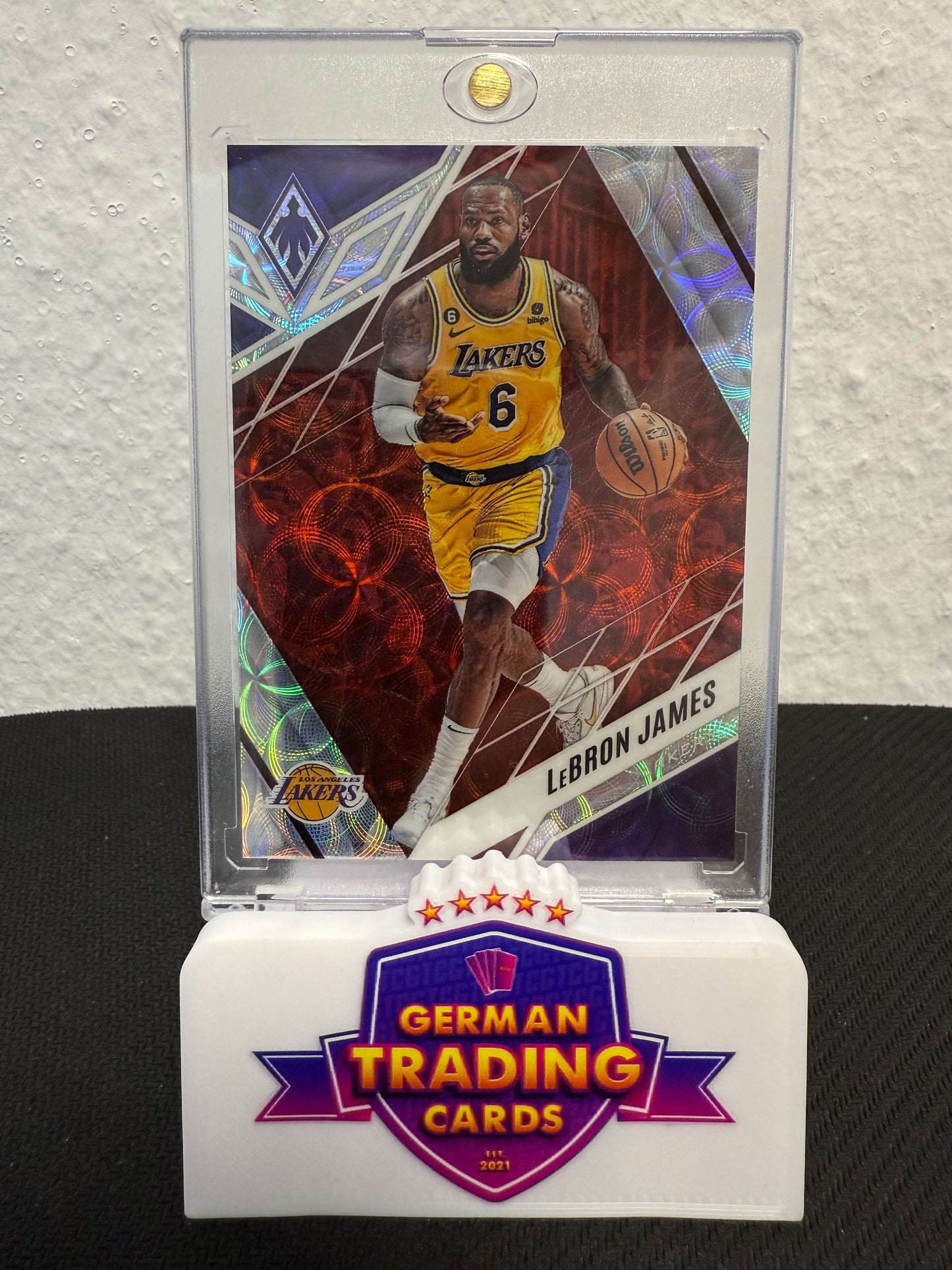 LeBron James Asia Red 02/48 - 2022-23 Panini Chronicles Phoenix Basketball