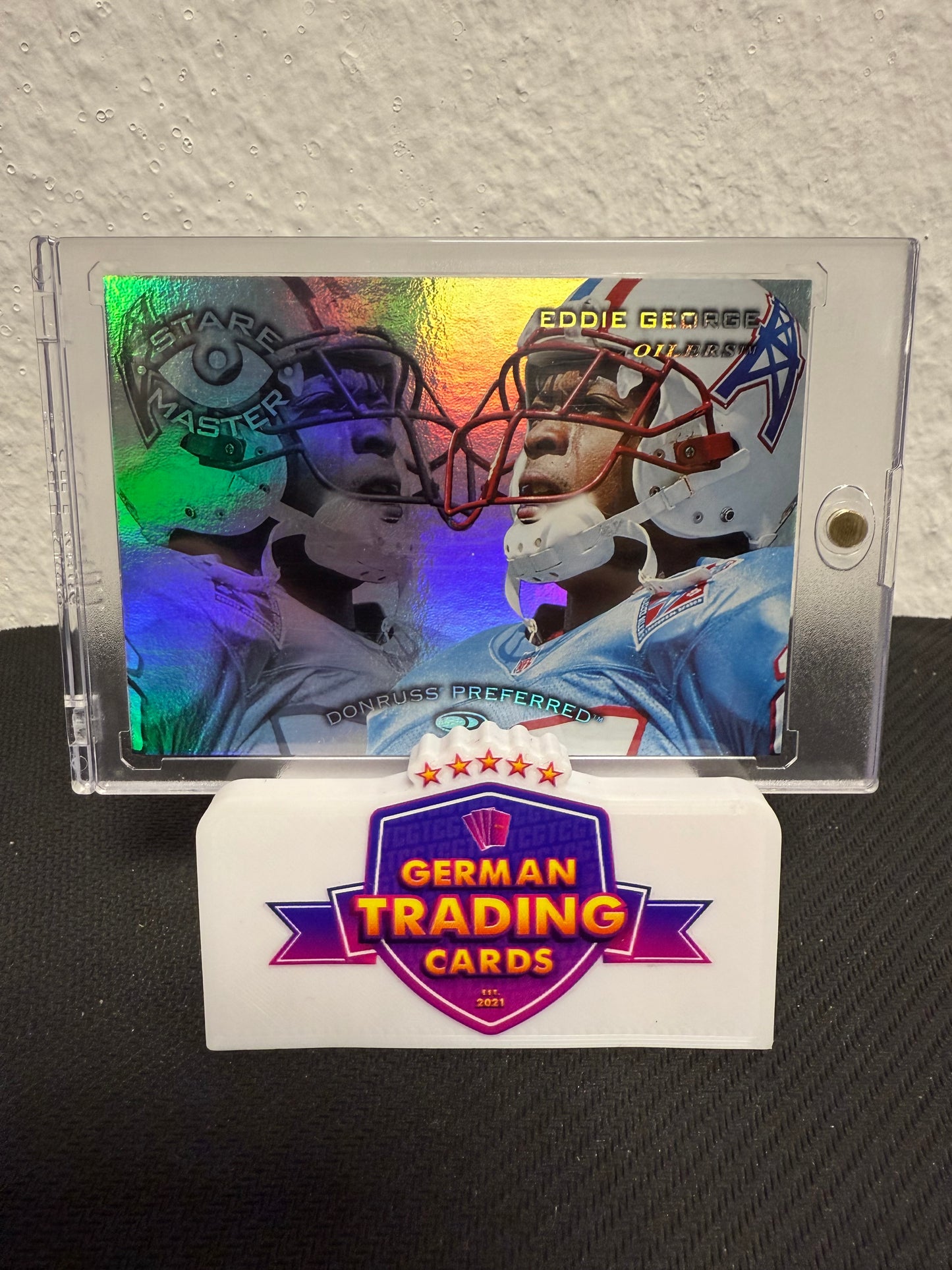 Eddie George Stare Masters 0606/1500 - 1997 Donruss Preferred