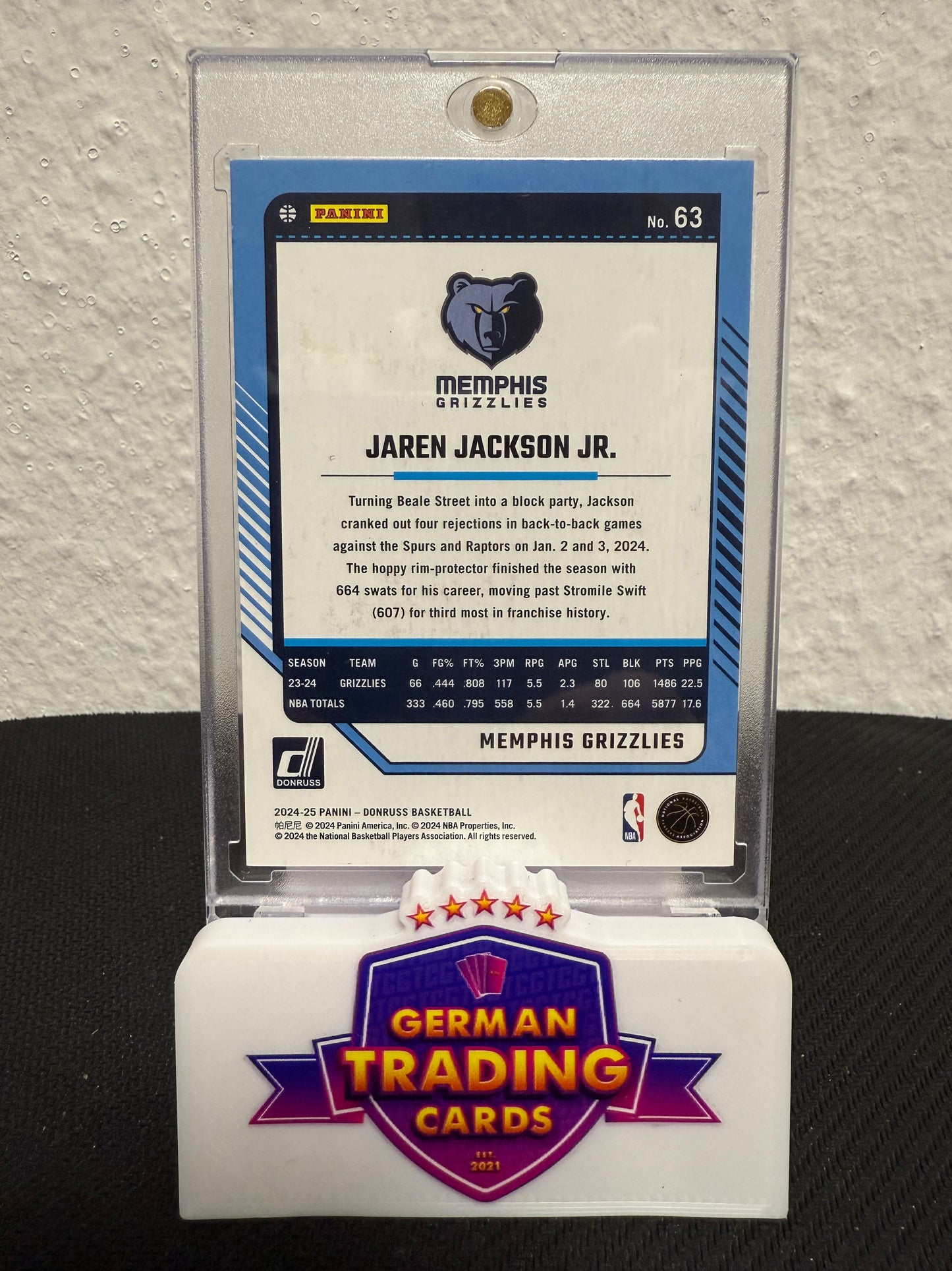Jaren Jackson Jr. 77/99 - 2024-25 Panini Donruss Basketball