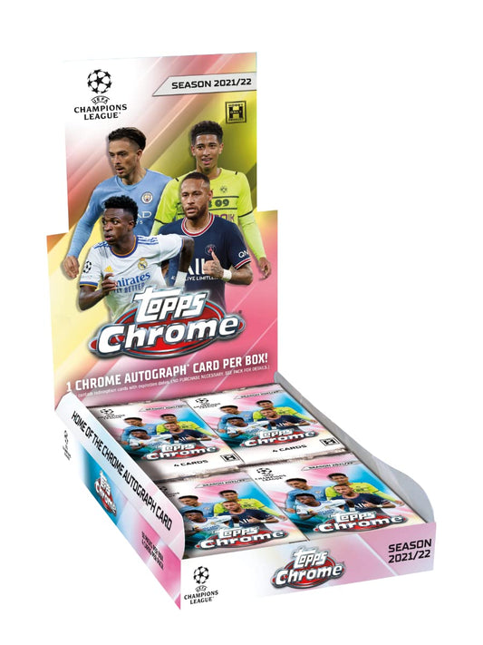 2021-22 Topps Chrome UCL Soccer Lite Box