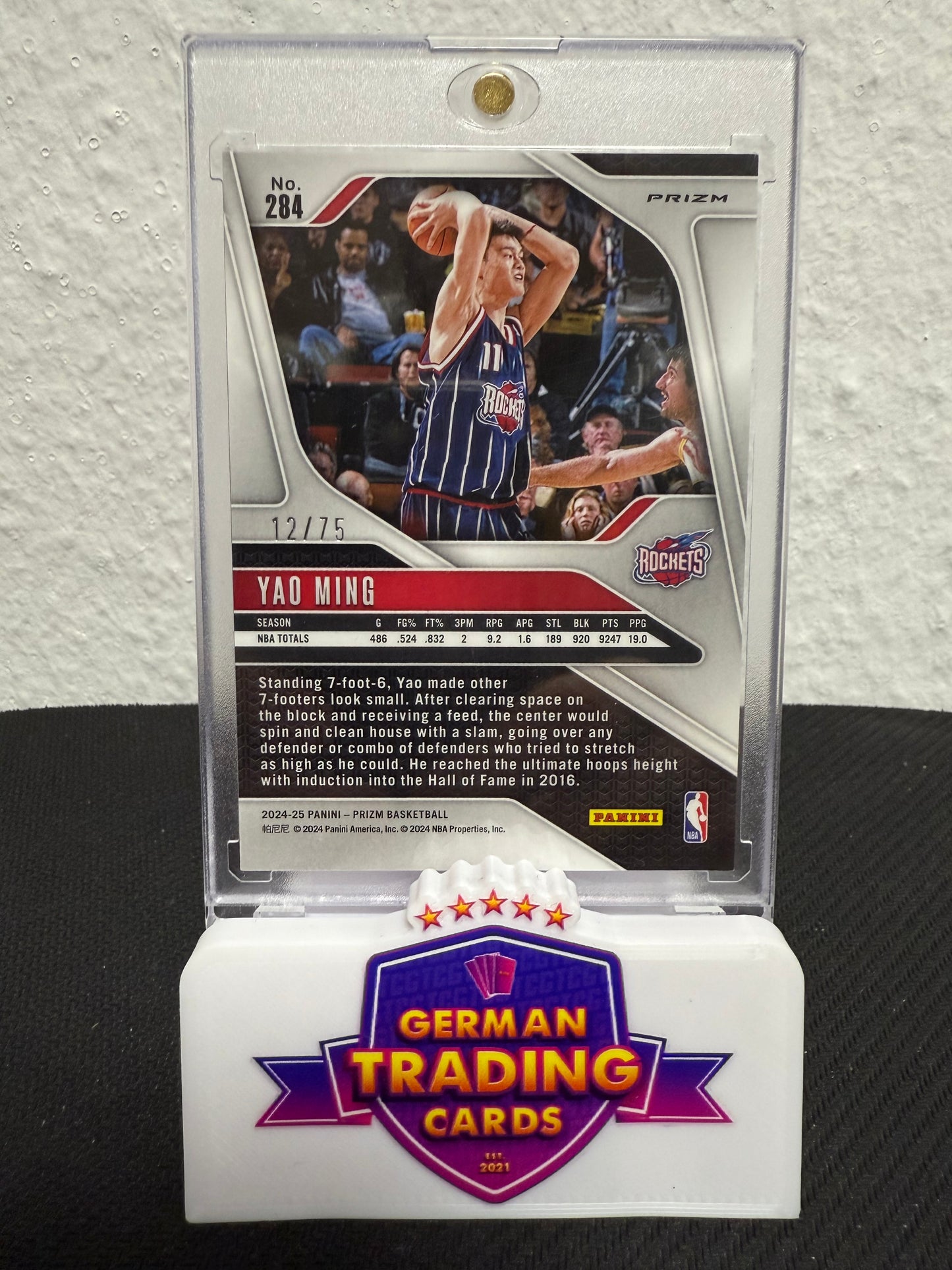 Yao Ming 12/75 - 2024-25 Panini Prizm Basketball