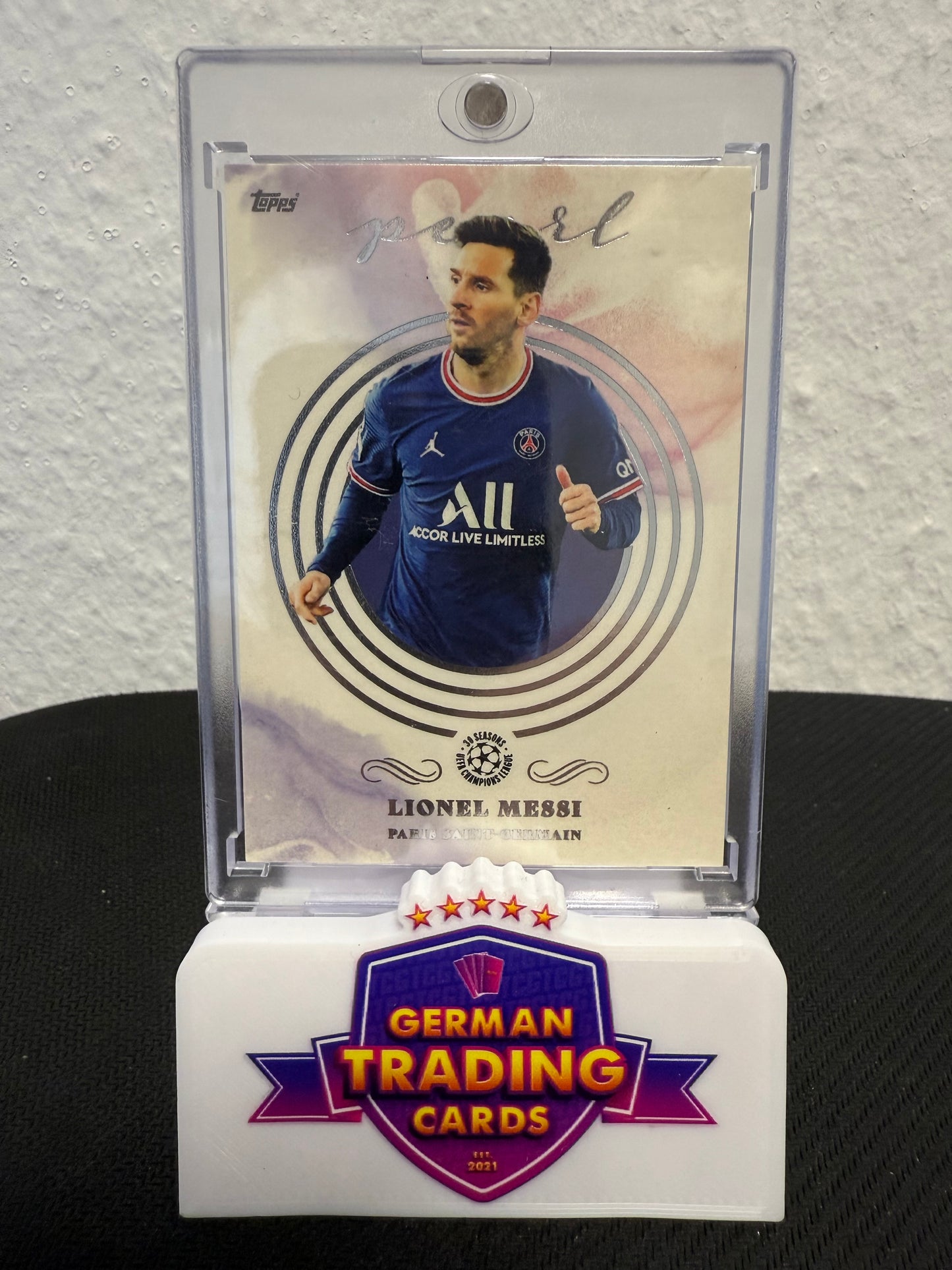 Lionel Messi - 2021-22 Topps Pearl UCL