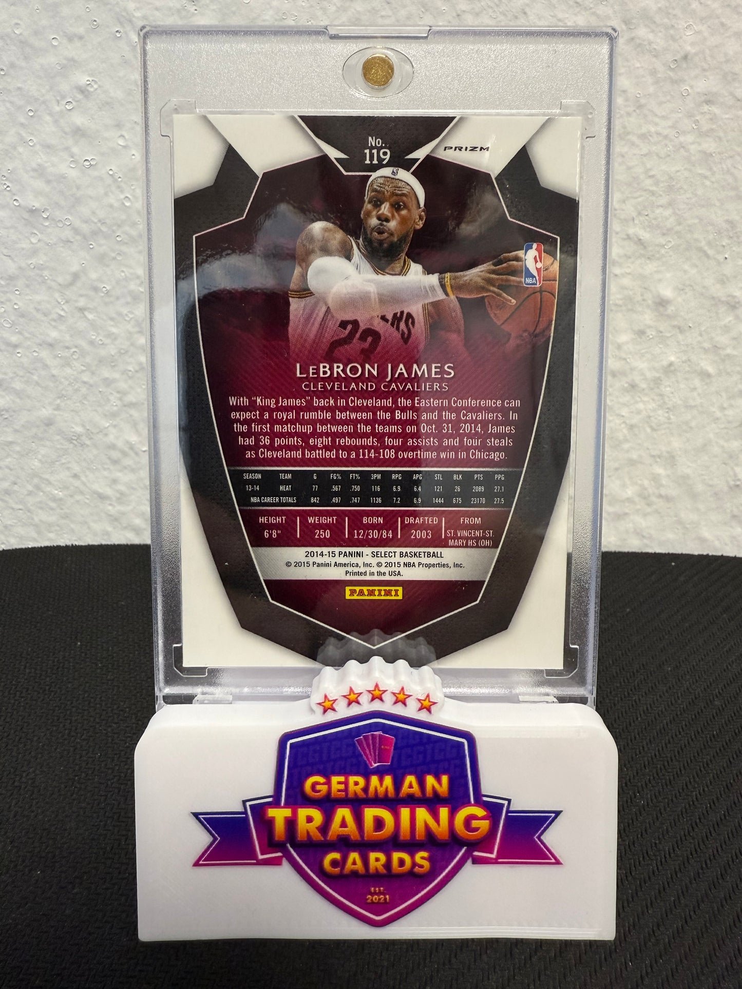 LeBron James Silver - 2014-15 Panini Select Basketball