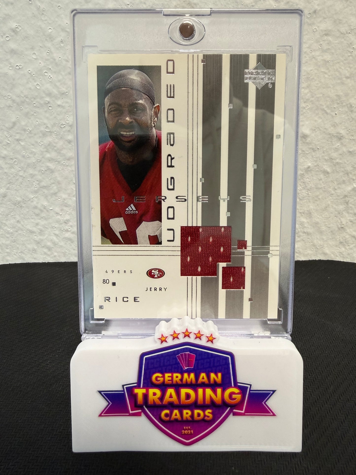 Jerry Rice Game-Used Jersey - Upper Deck Graded