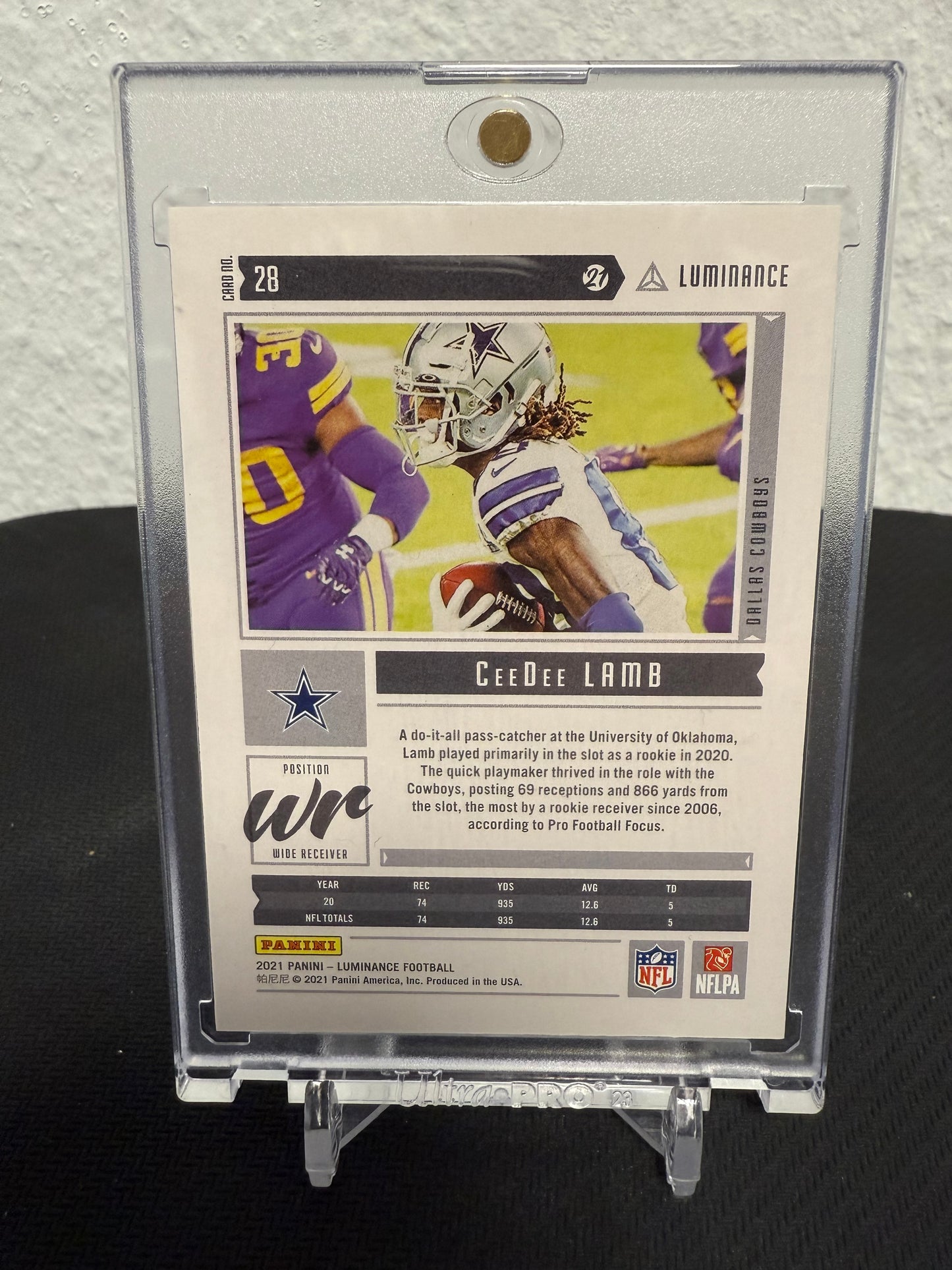 CeeDee Lamb 05/10 - 2021 Panini Luminance Football