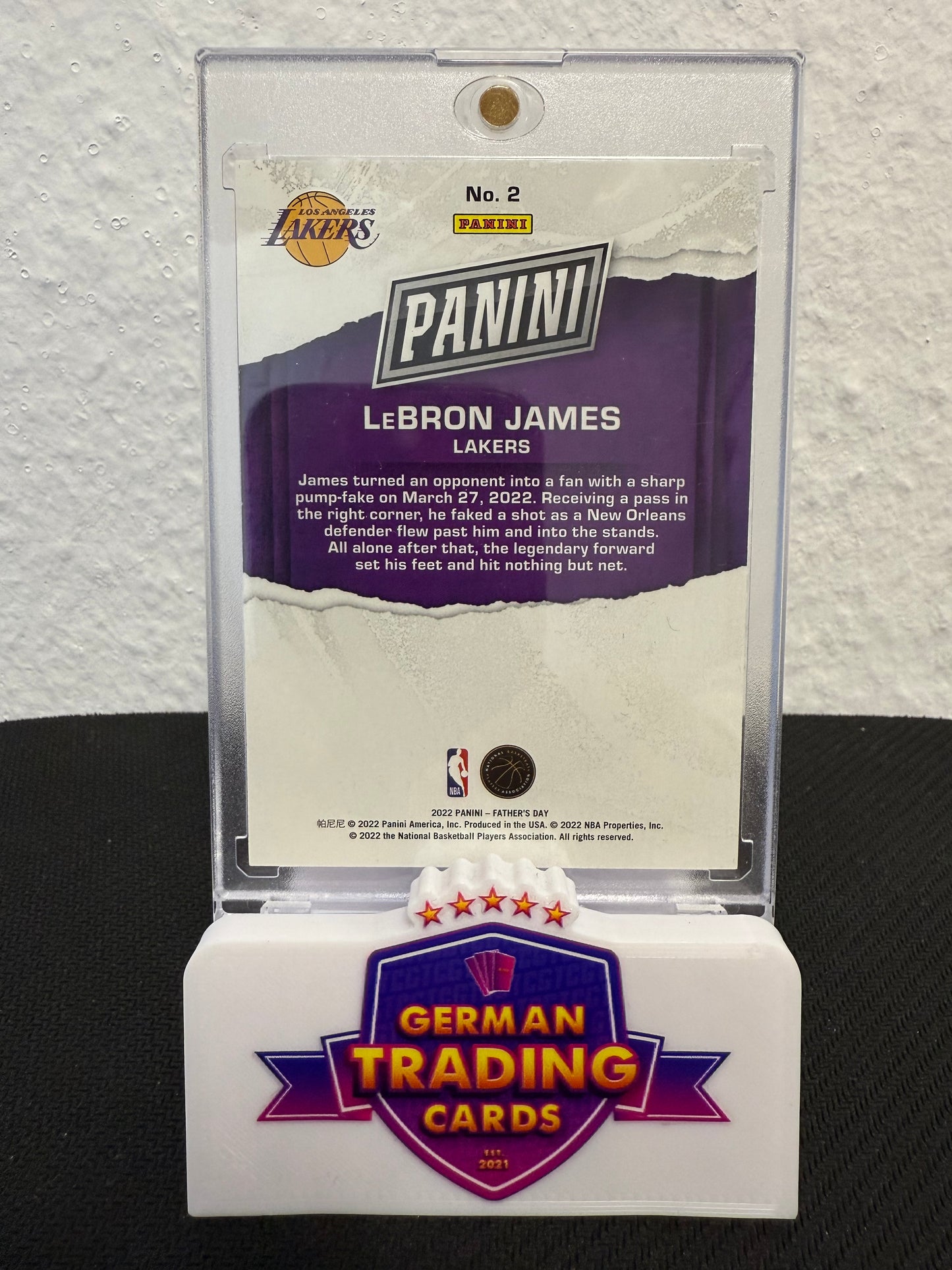 LeBron James 38/50 - 2022 Panini Father‘s Day