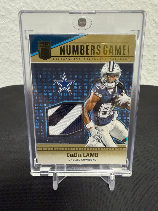 CeeDee Lamb Numbers Game 33/49 - 2024 Panini Donruss Elite Football
