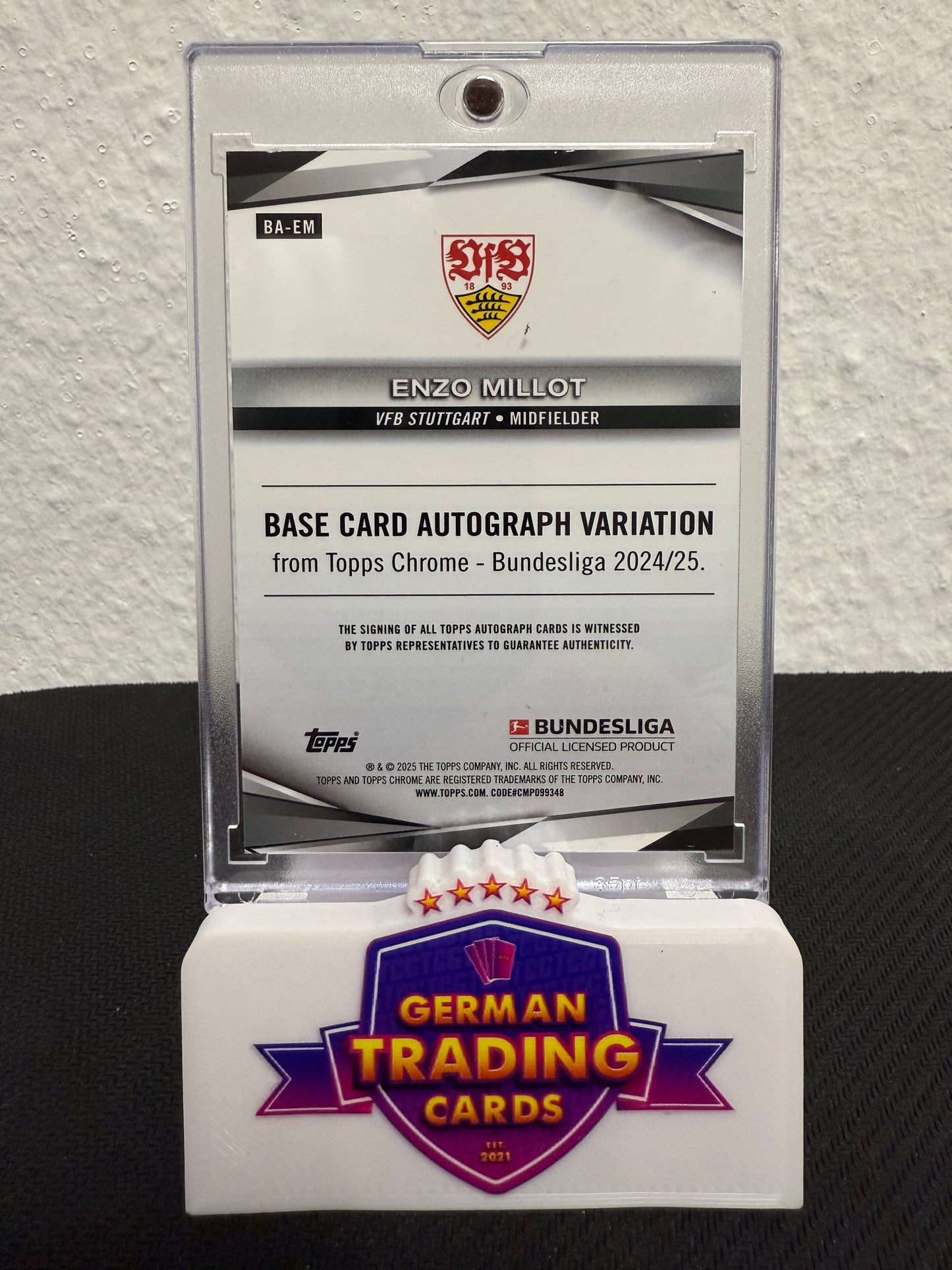 Enzo Millot Auto 03/10 - 2024-25 Topps Chrome Bundesliga