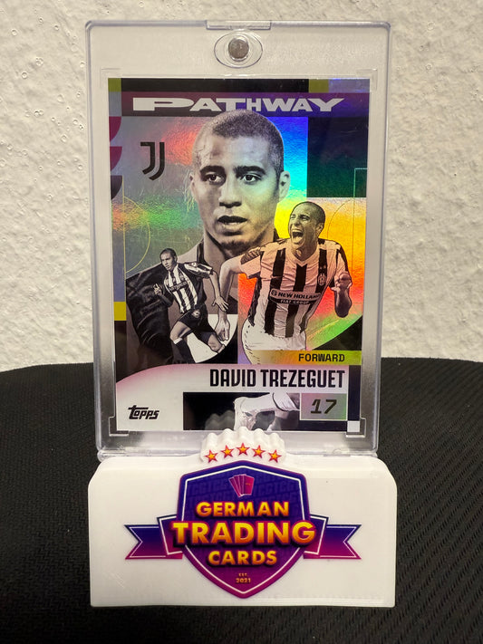 David Trezeguet Pathway Case Hit SSP - 2024-25 Topps Juventus Team Set