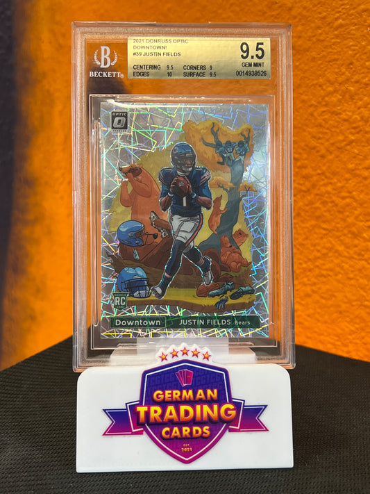 Justin Fields Rookie Downtown! SSP BGS 9.5 - Panini Donruss Optic 2021