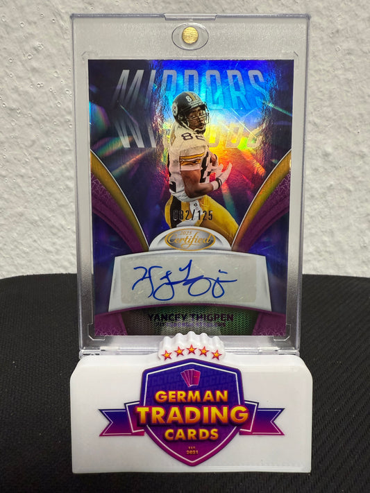 Yancey Thigpen Mirrors Auto 082/115 Jersey Number - 2025 Panini Certified Football