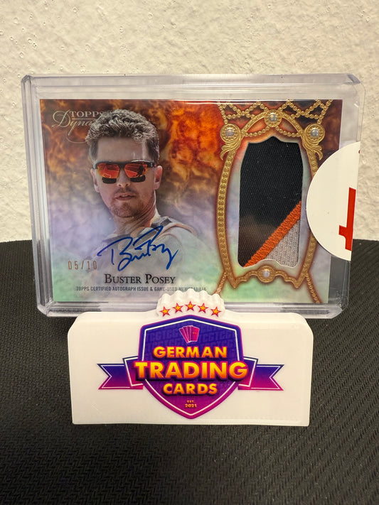 Buster Posey Game-Used Patch Auto 05/10 - 2022 Topps Dynasty Baseball